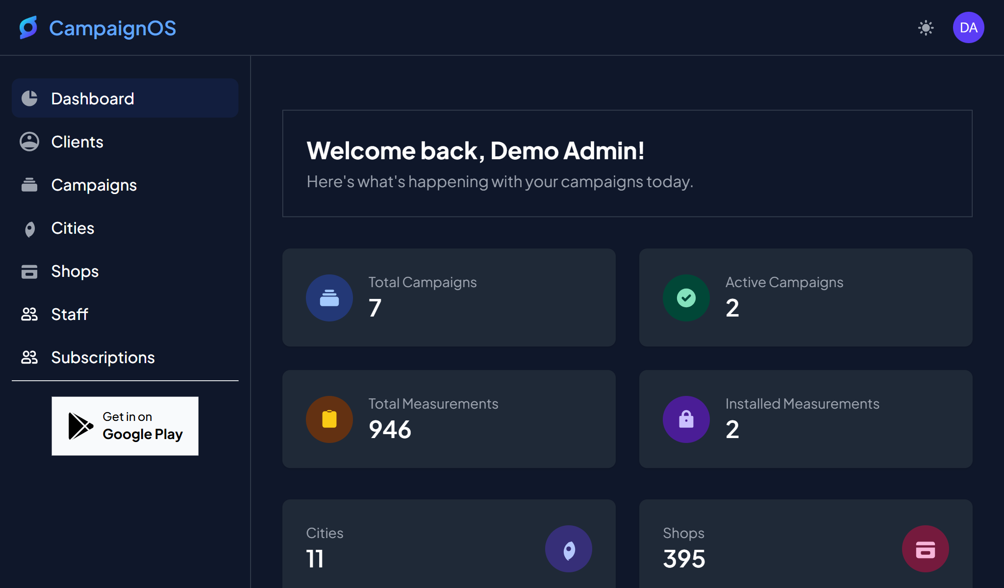 Dashboard Preview